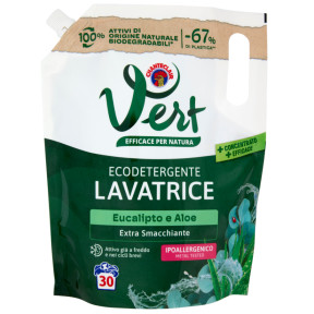 Концентрированный гель для стирки Chanteclair Vert Ecodetergente Eucalipto e Aloe, 30 стирок, 1,2 л